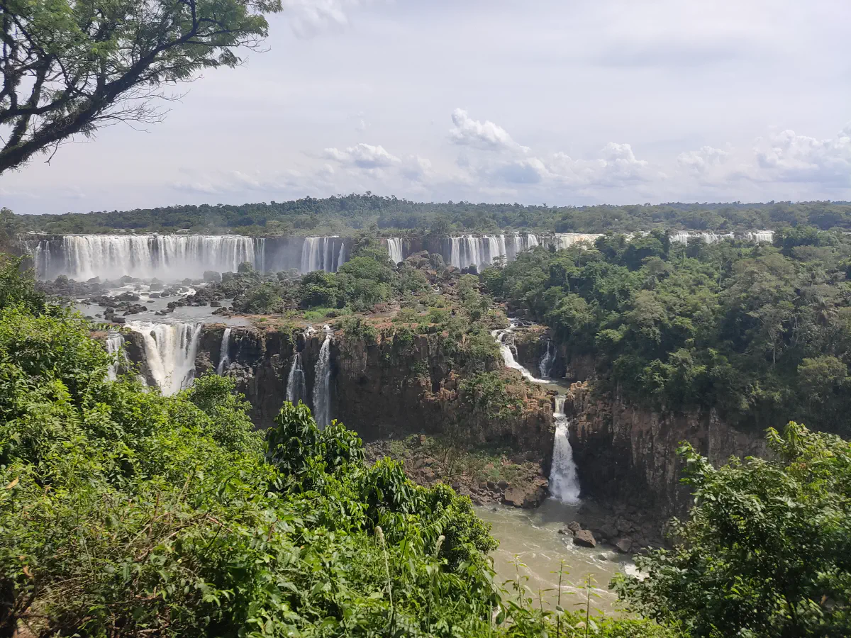 ブラジル側のイグアスの滝