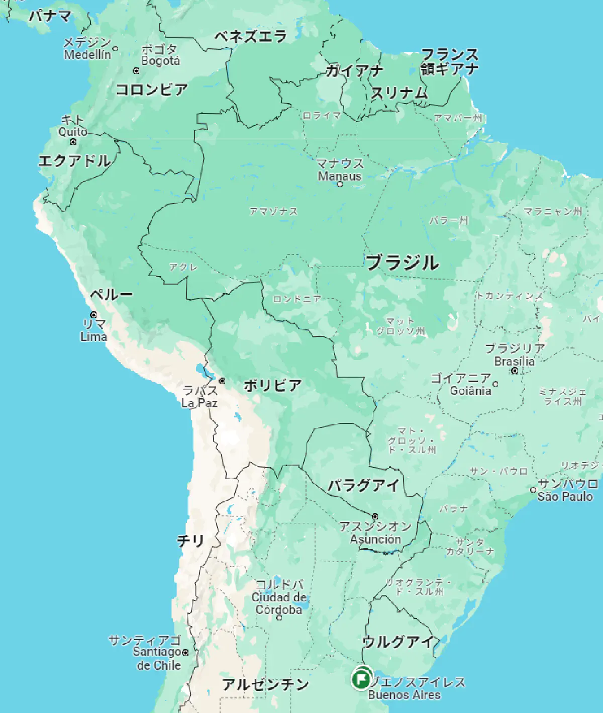 South America Map