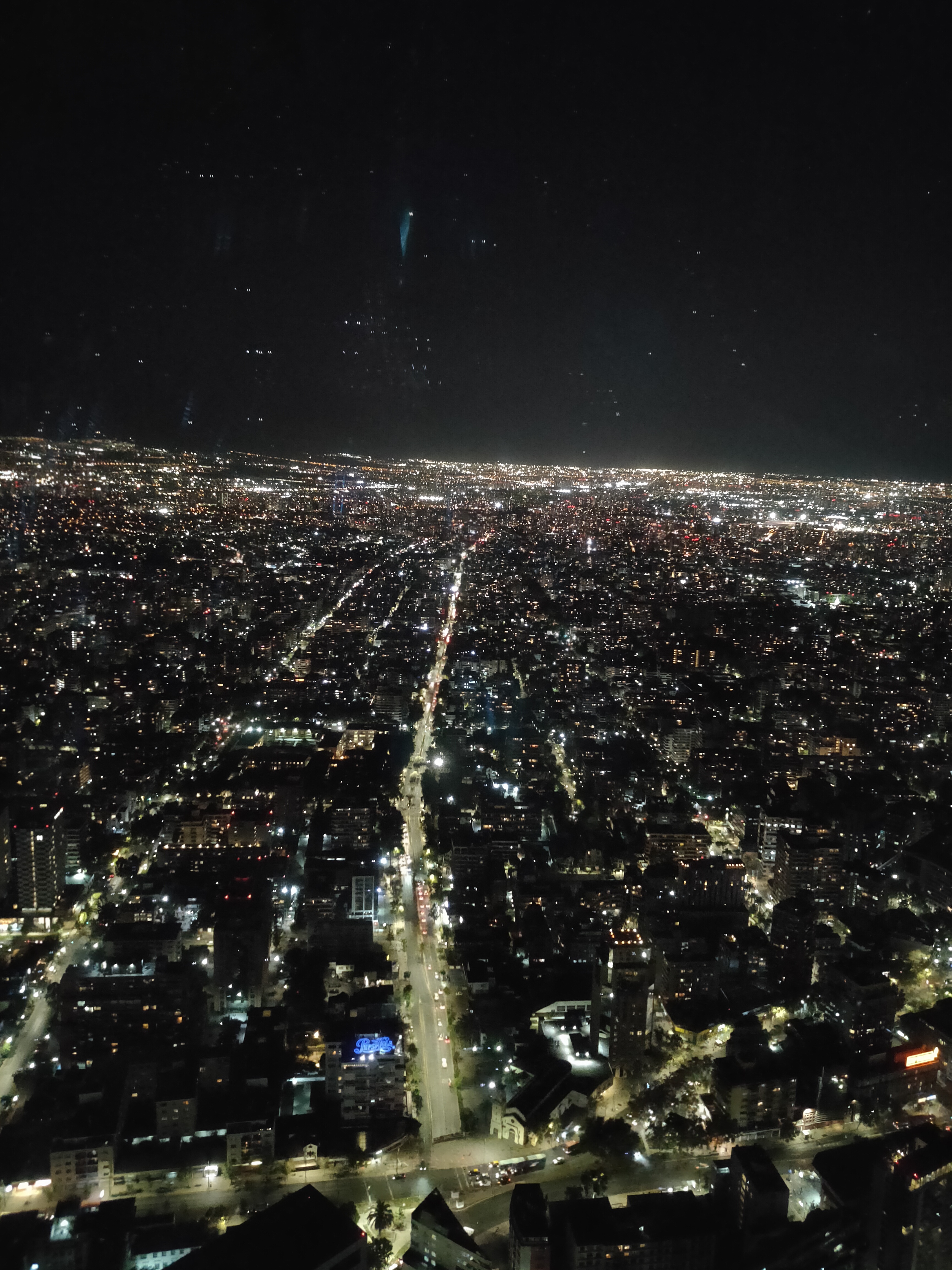 チリの展望台からの景色